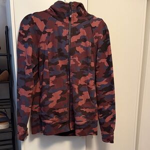 Lululemon Camouflage Zip-Up Hoodie